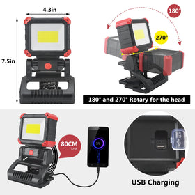 Tresda IPX5 waterproof work light for weatherproof outdoor use
