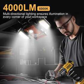 Tresda light clamps securely to a metal surface for reliable lighting.