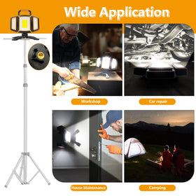 Tresda work light can charge devices during emergencies with USB.