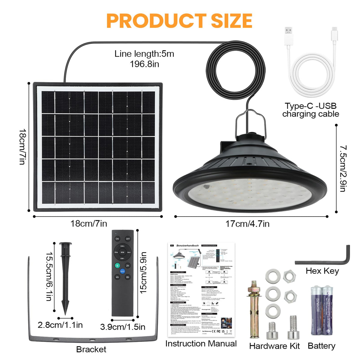 TREVIONE easy-hang design with hooks for quick outdoor setup