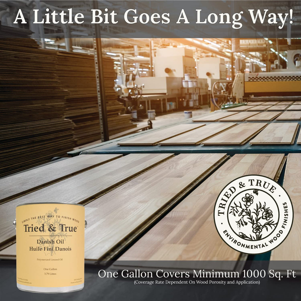 Tried & True Original Wood Finish durable protection for daily wear on wood