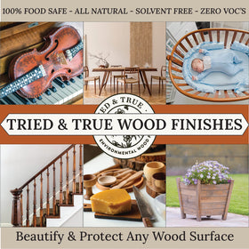 Tried & True Original Wood Finish wax-seal for a rich protective sheen