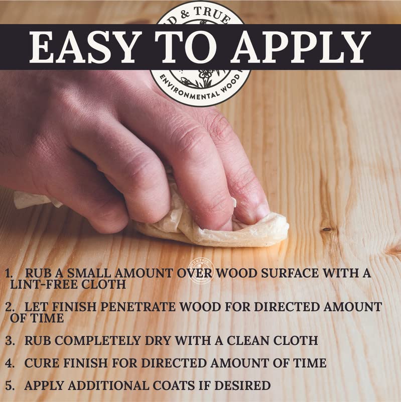 Tried & True Original Wood Finish self-leveling formula for easy DIY projects.