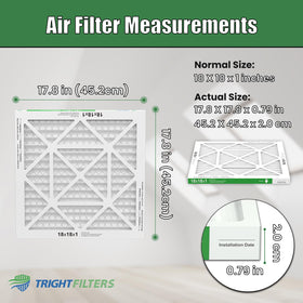 TRIGHTFILTERS pleats close-up showing dense filtration