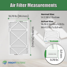 TRIGHTFILTERS 4-pack unpacked demonstrates multiple replacements for easy rotation