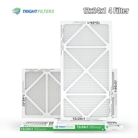 Quiet, steady airflow with TRIGHTFILTERS 12x24x1 in use