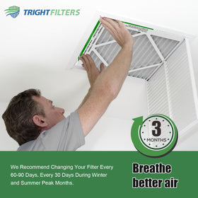 TRIGHTFILTERS wide compatibility fits furnaces and vents.
