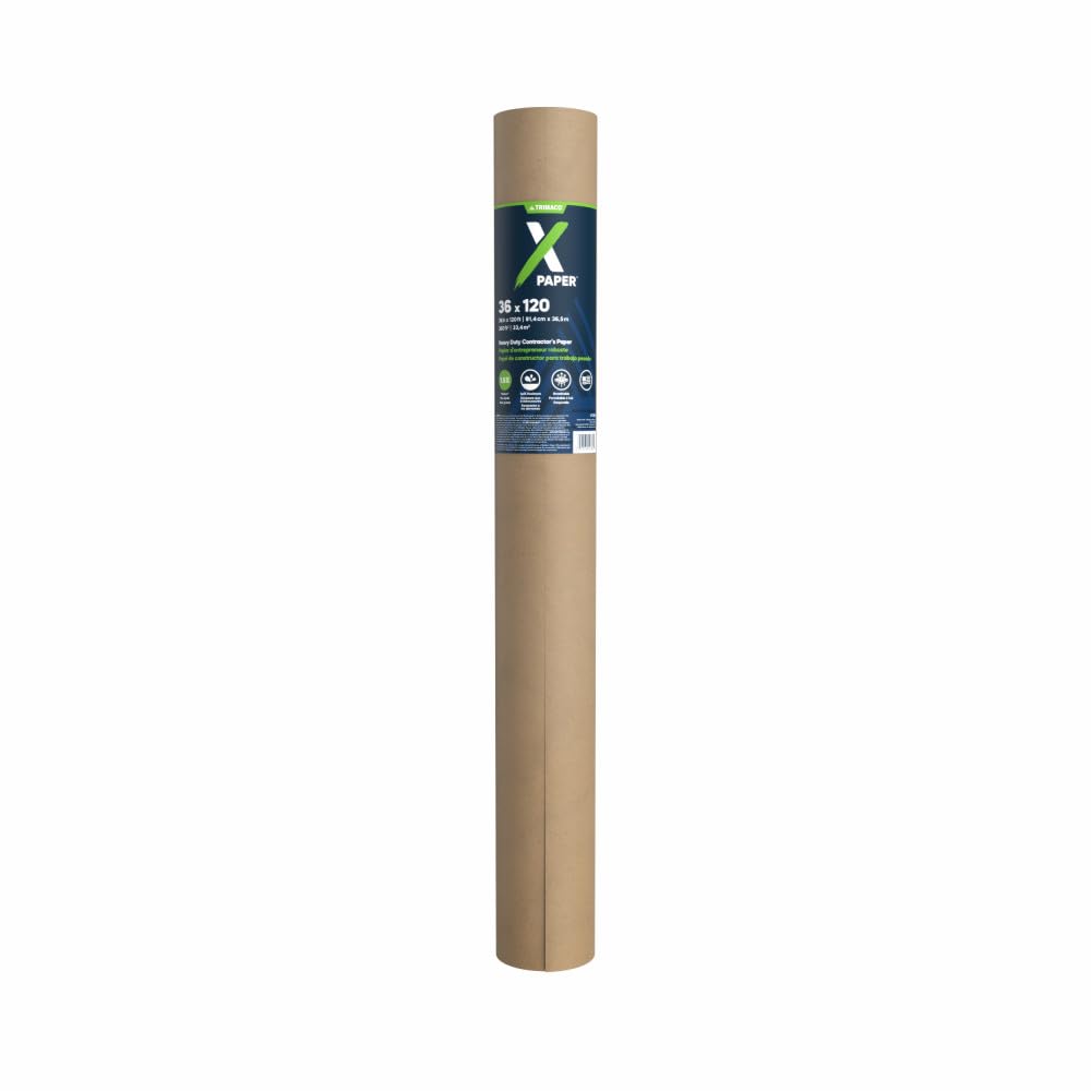 Trimaco X-Paper roll on site providing thick floor protection.