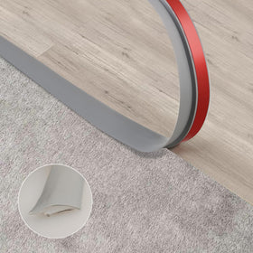 Trimold carpet to tile threshold grey self-adhesive edge offers seamless transitions and simple installation.