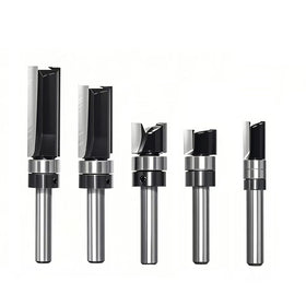 TRIMTWOL pattern flush trim router bit with top bearing for accurate template routing.