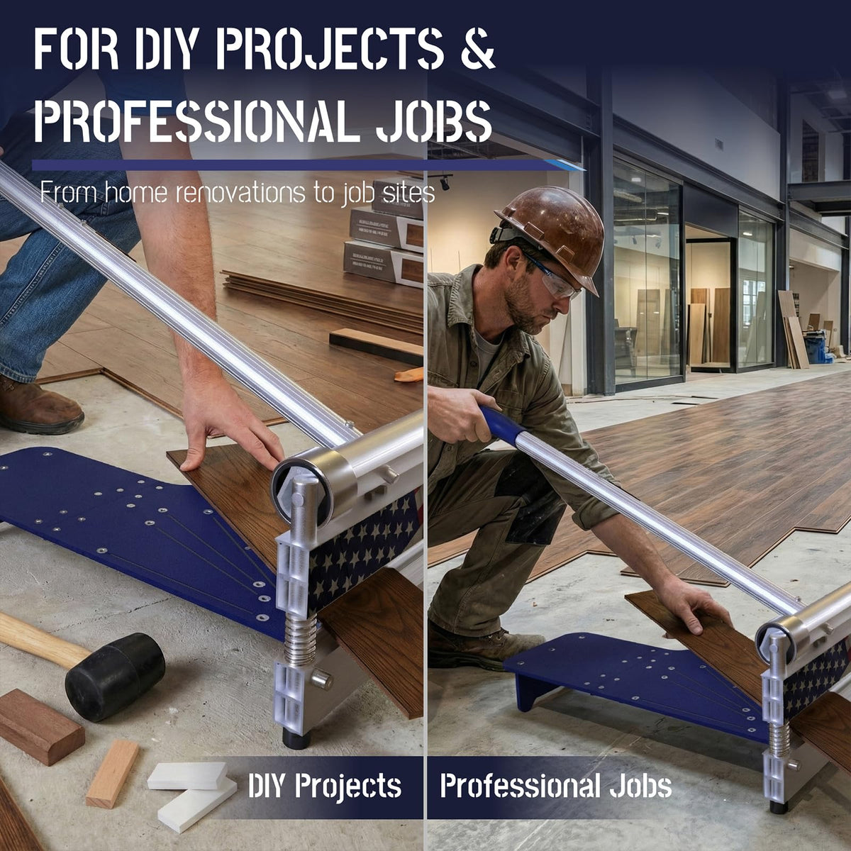 TRIMZOR quick-cut capability helps pros speed up vinyl and laminate installs.
