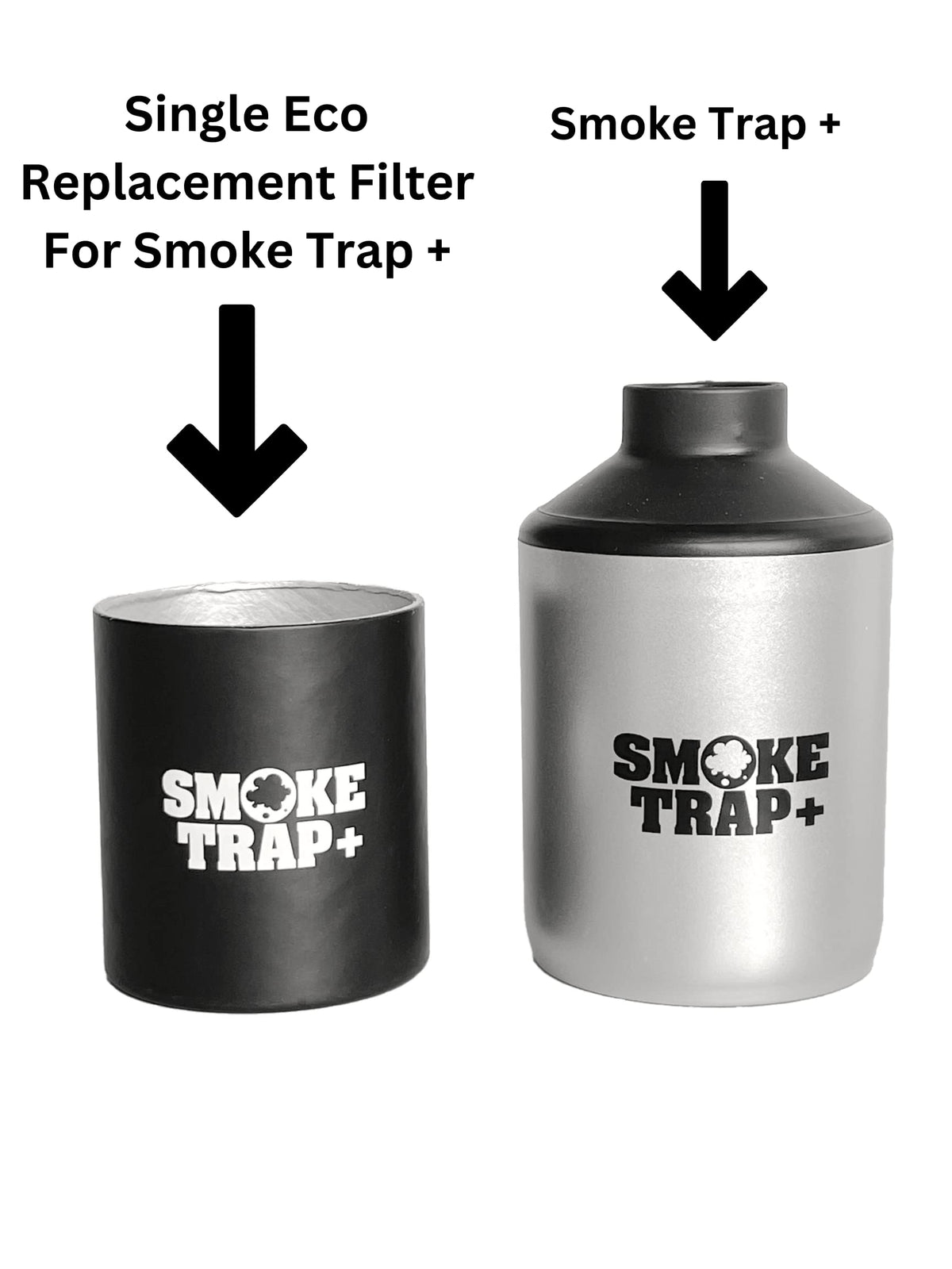 Triple replacement filters for Smoke Trap with easy interchangeability.