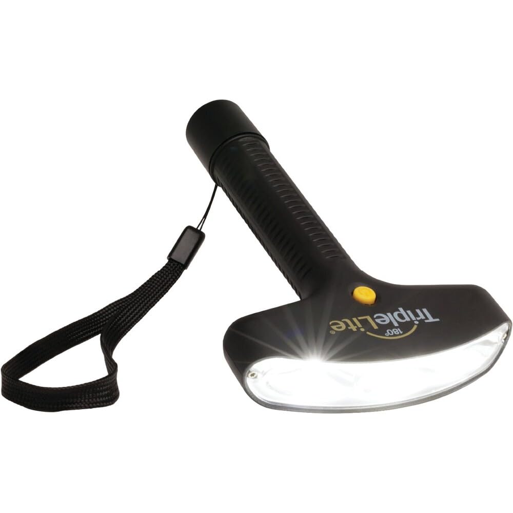 TripleLite 330 lm black LED flashlight packaging image highlighting value for gift or kit
