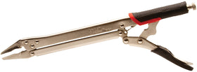 Triplett TT-200 LongLockers serrated jaws provide a firm grip.