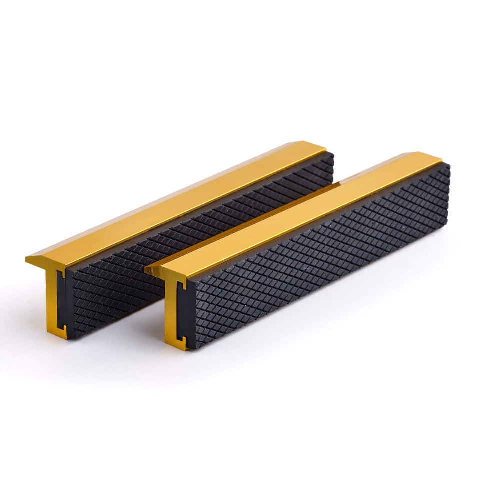 TRISENSE 6-inch magnetic vise jaws providing a secure hold on diverse projects.