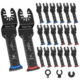 Trivd Frol 20pcs curved-edge blade set for precise long cuts