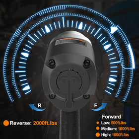 Trivd Frol air impact wrench 1/2 drive for auto repair tasks.