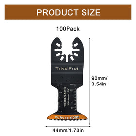 Trivd Frol depth guide aids controlled, accurate cuts with one-and-a-half-inch reach.