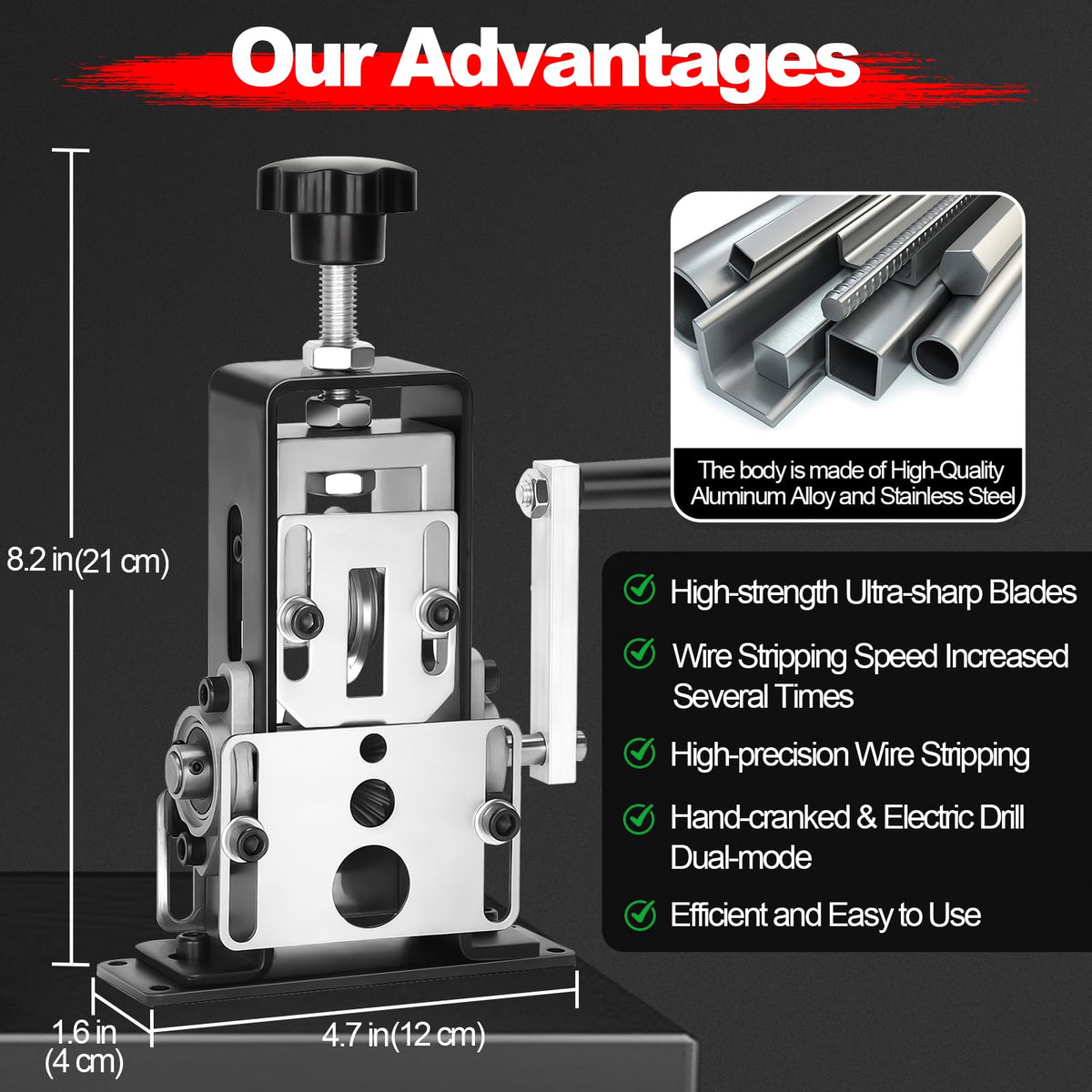 Trivd Frol dual-drive operation offers manual or drill power