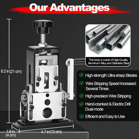 Trivd Frol dual-drive operation offers manual or drill power