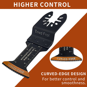 Trivd Frol efficient blades enable faster, cleaner cuts with less vibration.