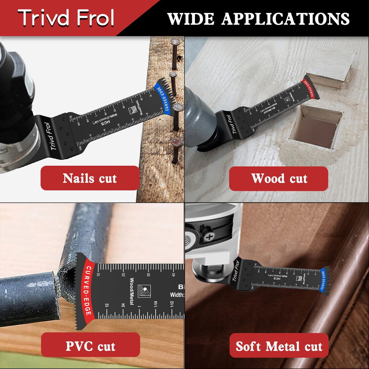 Trivd Frol Japanese teeth enable smooth, precise cuts