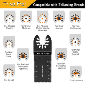 Trivd Frol precision-cut with length markers for accurate repeatable cuts.