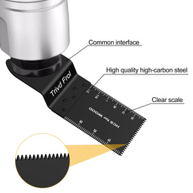 Trivd Frol titanium-carbide edge improves wear resistance on tough materials.