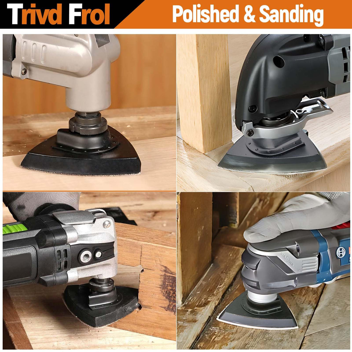 Trivd Frol universal interface blades fit most oscillating tools.