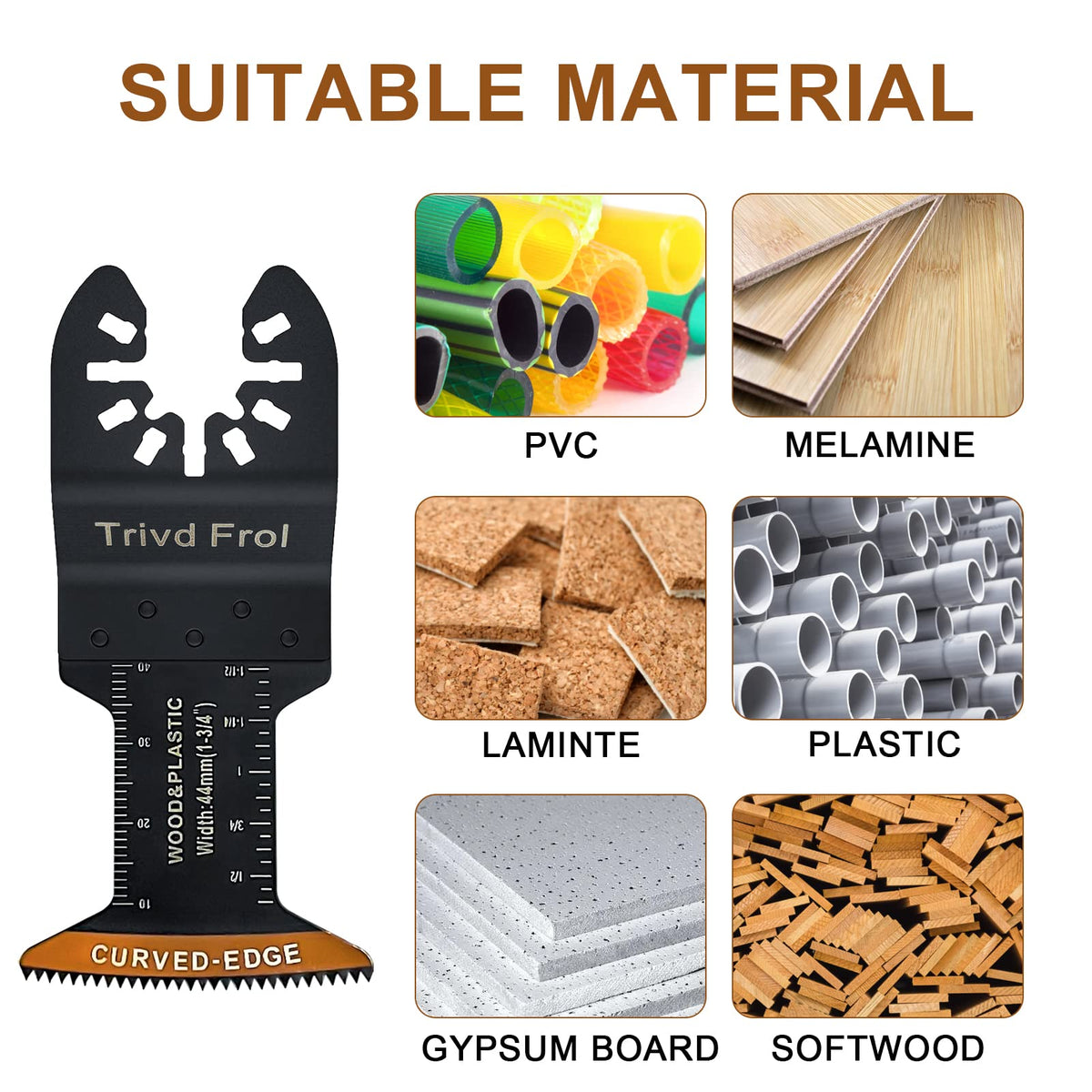 Trivd Frol versatile kit covers wood, metal, and plastic applications.