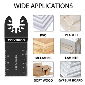 TrivdPro universal compatibility blades fit many tools for versatile use.