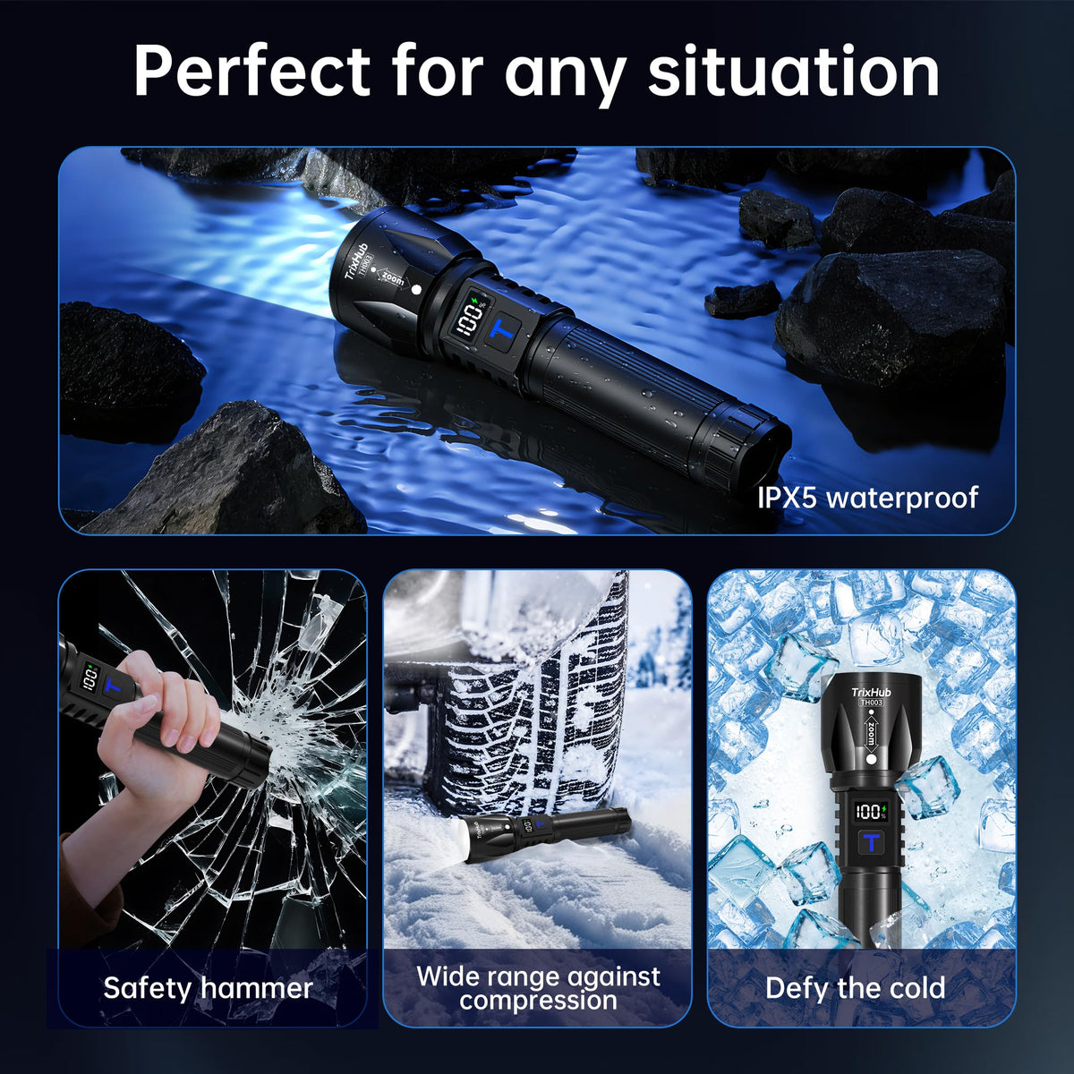 TrixHub aviation-grade aluminum body delivers sturdy durability