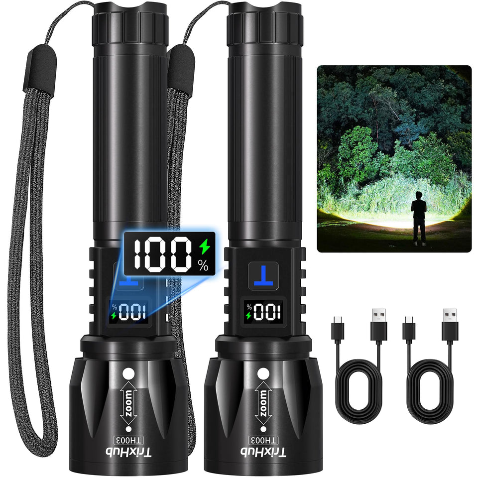 TrixHub dual-pack flashlights for dependable outdoor lighting on adventures
