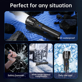 TrixHub 2-pack includes two flashlights with cables and manual