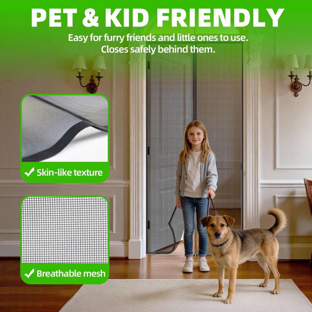TRIZYZFON easy-clean mesh screen simplifies maintenance after busy days.