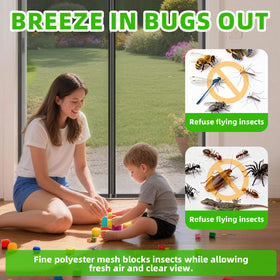 TRIZYZFON pet-friendly entry enables hands-free passage for pets and groceries.