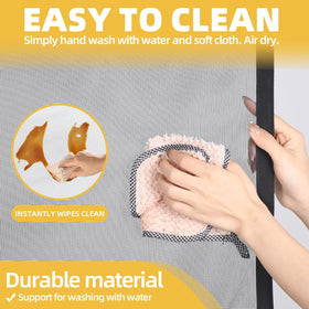 TRIZYZFON versatile black mesh fits many interior door styles.