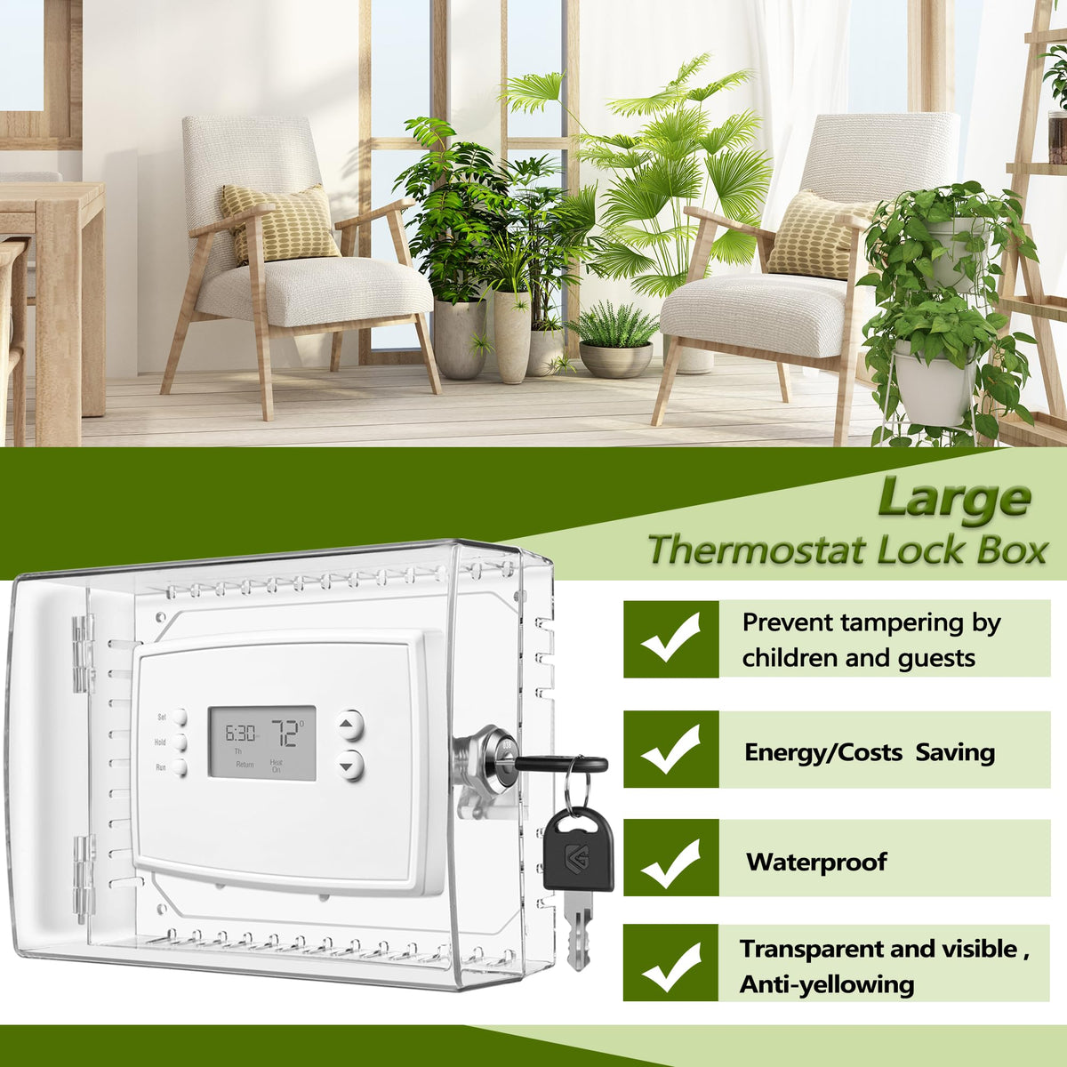 TRJ easy installation on existing walls without removing the thermostat