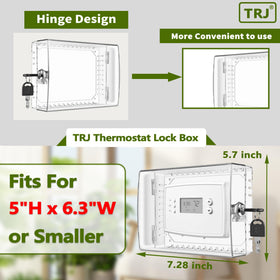 TRJ wall-mounted lock box protects shared spaces from unauthorized thermostat changes