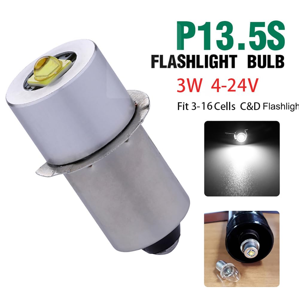 TRLIFE Maglight LED bulb operates on DC 4-24V for versatile Maglights