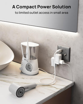 TROND cruise ship approved outlet splitter works without cords on many lines.