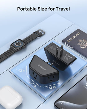 TROND Dual-Pack lets you charge up to six devices simultaneously.