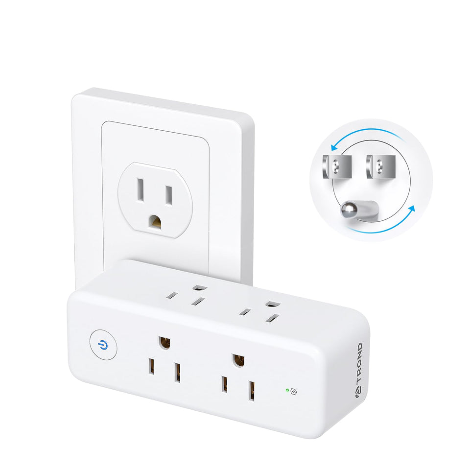 TROND Outlet Extender with six outlets enables clutter-free charging in homes.