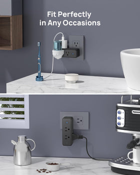 TROND universal voltage design supports 100–250V for global use.