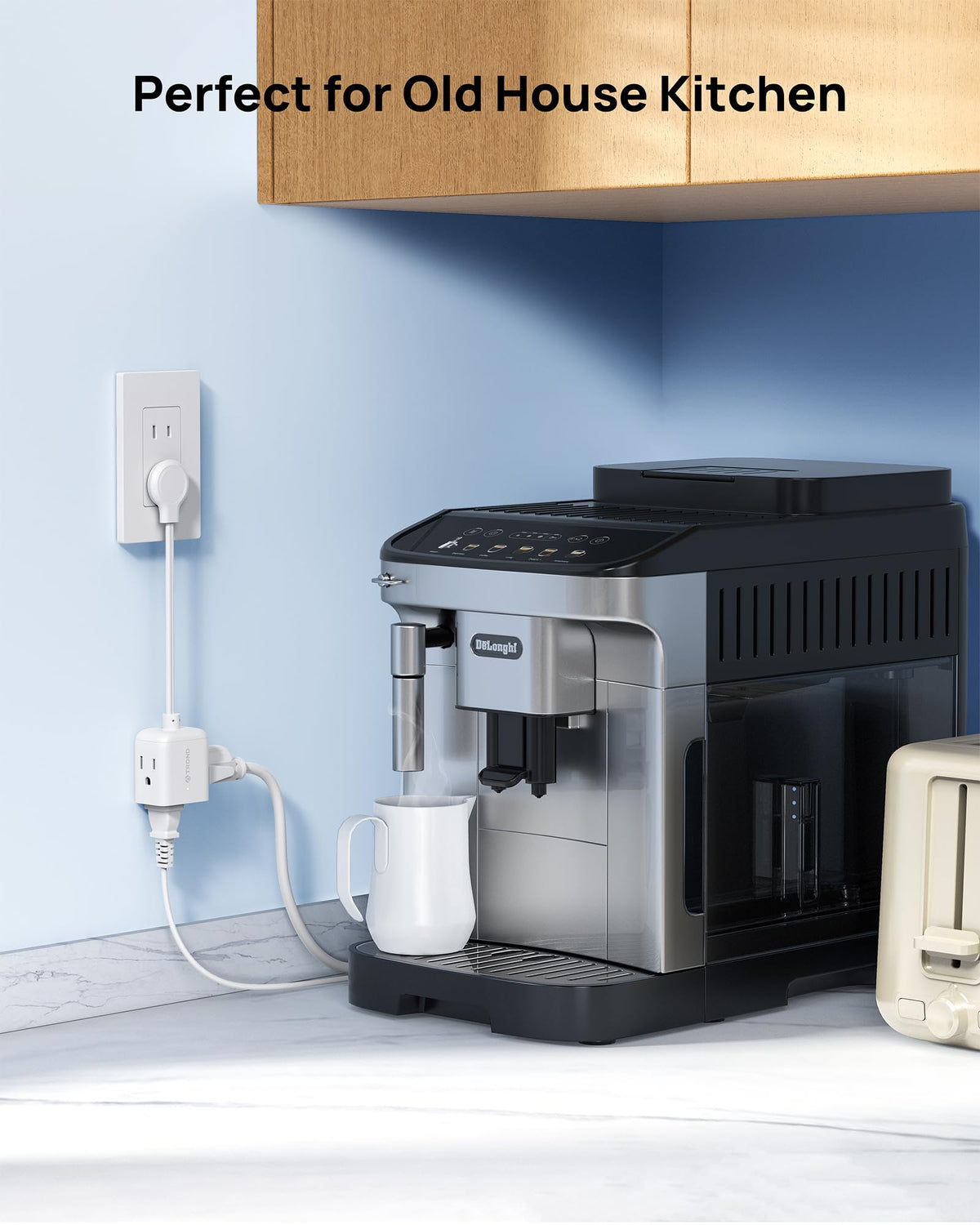 TROND adapter side view showing slim profile for tight spaces