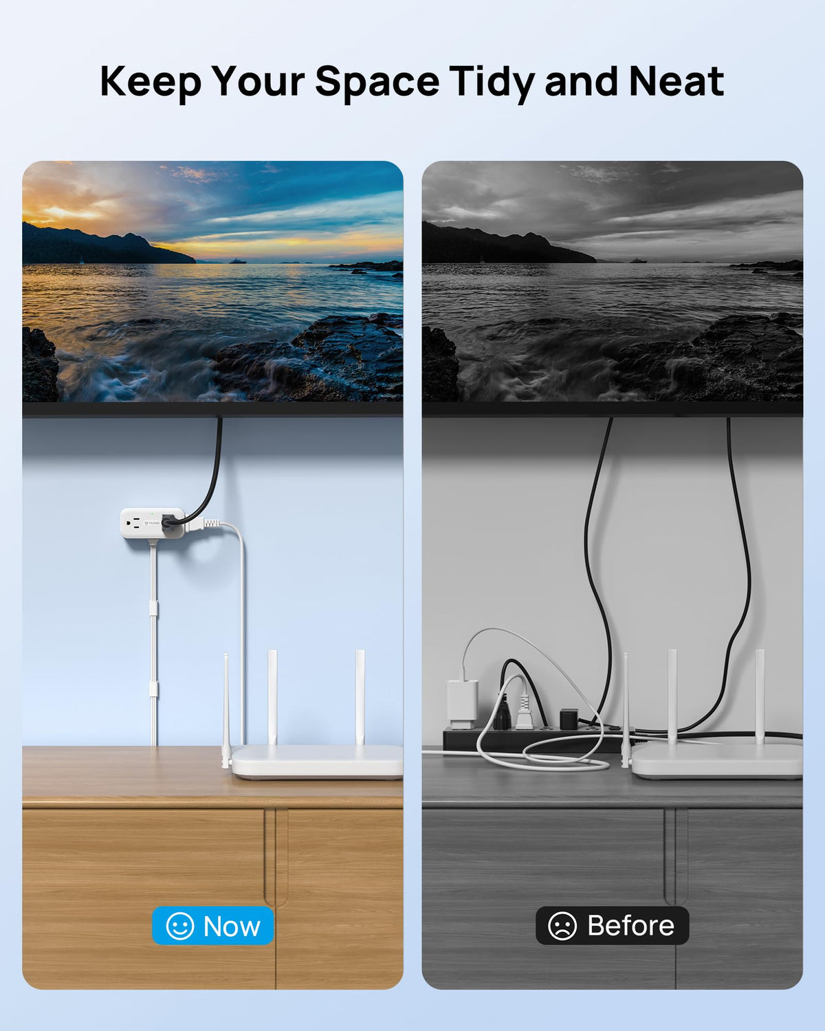 TROND surface-mount kit included for secure wall installation.