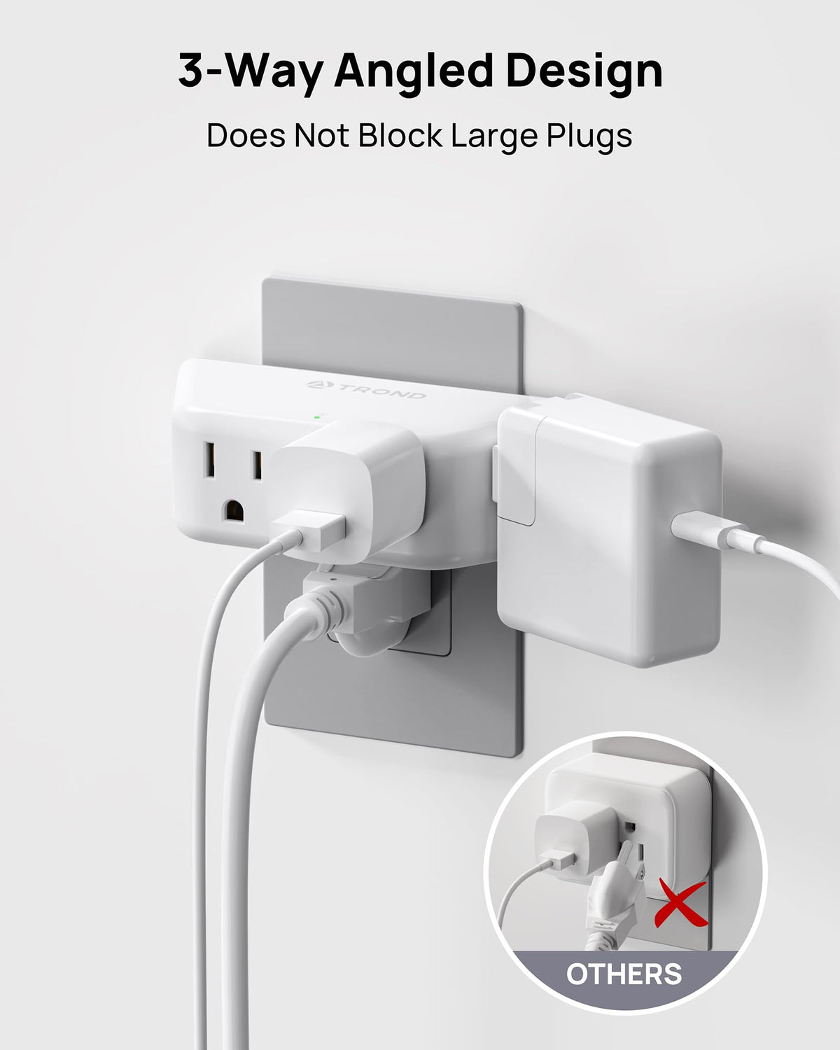 TROND surge protector offers 900J protection against spikes
