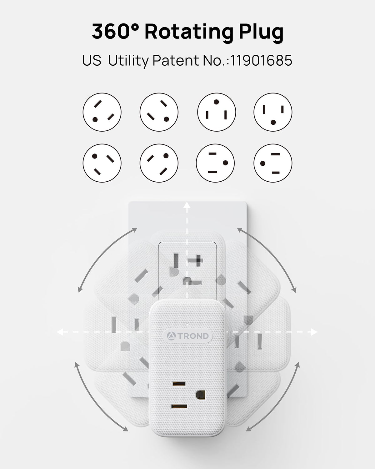 TROND PD 20W USB-C charger station powers USB-C and USB-A devices quickly.
