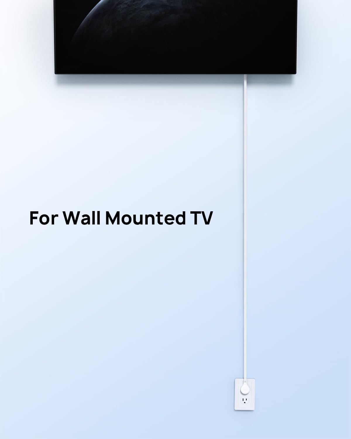 TROND Velcro tie for tidy cable organization.