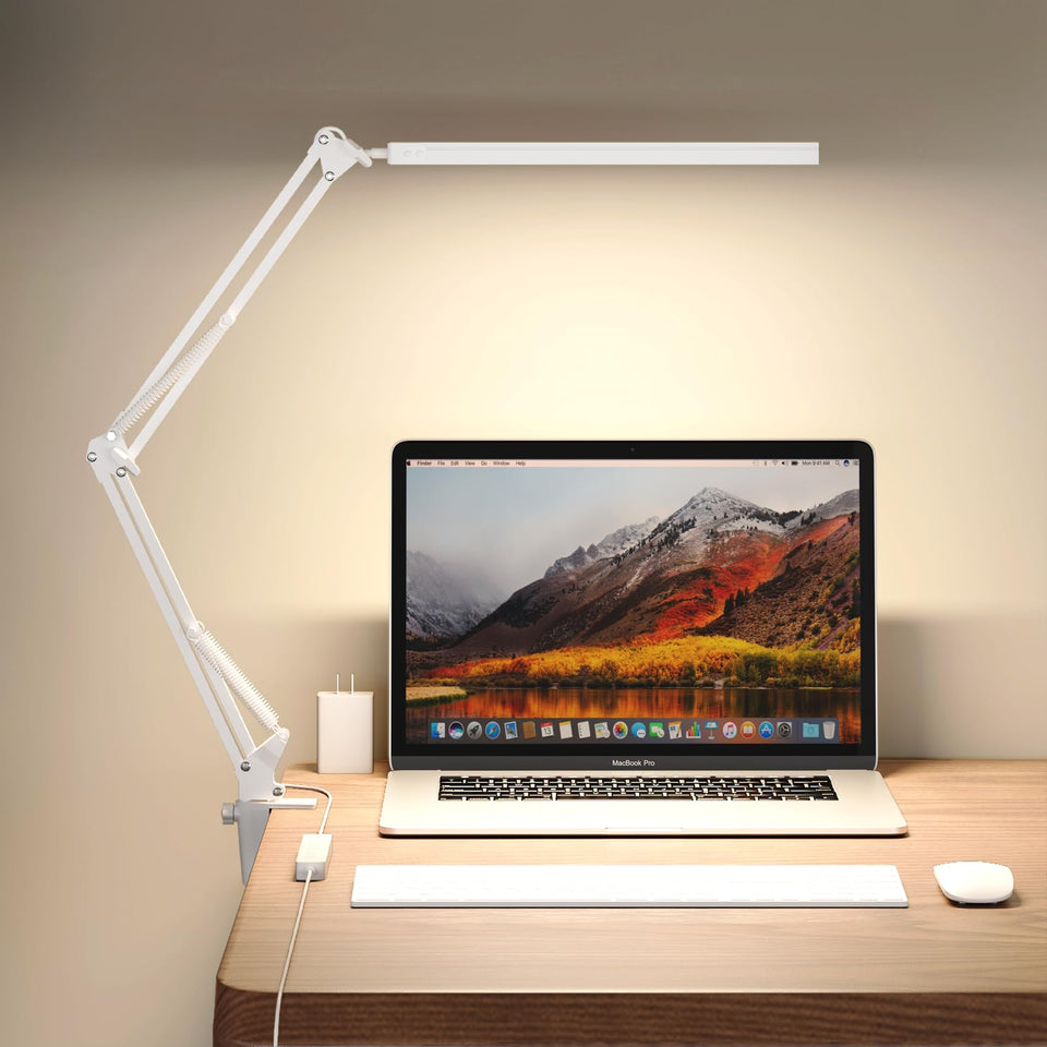 TropicalTree upgrade swing arm lamp head delivers precise, shadow-free lighting for detailed tasks.